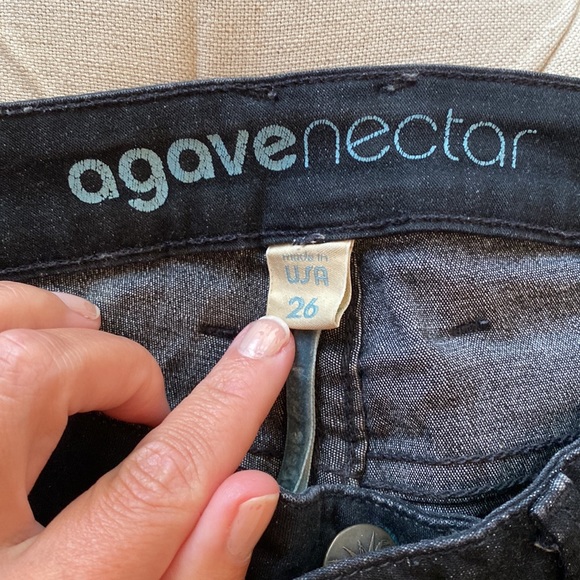 Agave nectar stretch black denim - Picture 3 of 4